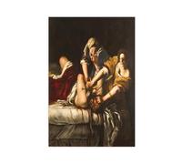 Artemisia Gentileschi - Judith Beheading Holofernes Art Wall Decoration Poster Family Bar Ristorante Garage Cafe Cartello artistico regalo senza cornice 40,6 x 61 cm (40 x 60 cm
