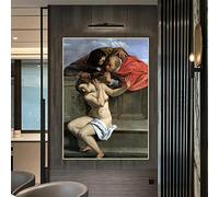 Artemisia Gentileschi "Susanna e i vecchioni" Stampa su tela Pittura a olio Immagine Poster Decor Decorazione domestica23.6"x 31.4"(60x80cm) Senza cornice