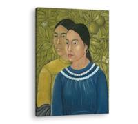 Artenor Quadro Kahlo Frida Due Donne (Salvadora e Herminia), 23 x 30 cm - Made in Italy, Quadri Moderni Soggiorno, Camera da Letto, Cucina, Poster da Parete, Decorazioni Casa