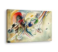 Artenor Quadro Kandinsky Wassily Composizione (Studio per Dipinto con due macchie rosse), 30 x 20 cm - Made in Italy, Quadri Moderni Soggiorno, Camera da Letto, Cucina, Poster da Parete