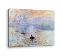Artenor Quadro Monet Claude Impressione levar del sole, 30 x 23 cm - Made in Italy, Quadri Moderni Soggiorno, Camera da Letto, Cucina, Poster da Parete, Decorazioni Casa