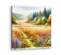 Artenor Quadro Paesaggi L'Incanto della Natura, 30 x 30 cm - Made in Italy, Quadri Moderni Soggiorno, Camera da Letto, Cucina, Poster da Parete, Decorazioni Casa