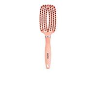 Artero Spazzola flessibile anti-tiraggio Ge-Bion 17. Spazzola per districare i capelli di donne, uomini e bambini. Ionico, riduce l'elettricità statica. (Melocoton)