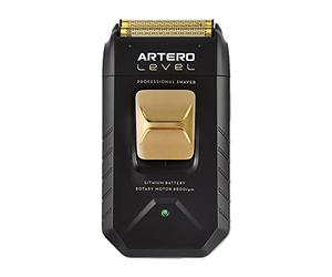 Artero Level Shaver rasoio elettrico professionale a doppia lamina | Rifinitura a zero dopo la macchina, fade e contorni, con o senza filo, 8500 giri, base di ricarica