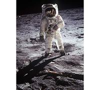 Artery8 Apollo 11 Astronaut Aldrin Armstrong 50th Anniversary Moon Landing Extra Large Art Print Wall Mural Poster Premium XL Luna Grande arte Parete Manifesto