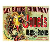 Artery8 Aux Buttes Chaumont Jouets French Ad Monica's Apartment Friends Premium Wall Art Canvas Print 18X24 Inch francese Parete