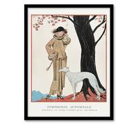 Artery8 Barbier Autumn Symphony Vintage Fashion Worth Advert Framed Wall Art Print Home Décor A3