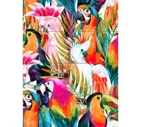Artery8 Bird Pattern Painting XL Giant Panel Poster (8 Sections) Uccello Modello Pittura Manifesto