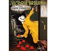 Artery8 Cappiello 1922 Advert Coffee Victoria Arduino Unframed Wall Art Print Poster Home Decor Premium Pubblicità caffè Parete Manifesto Casa