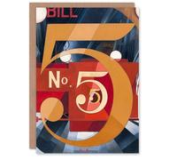 Artery8 Charles Demuth Art Card I Saw the Figure 5 in Gold