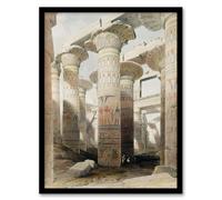 Artery8 David Roberts Karnak Temple Great Hypostyle Hall Framed Wall Art Print Home Décor A3