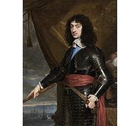 Artery8 De Champaigne Ritratto Re Carlo II Inghilterra senza cornice Poster Home Decor Premium