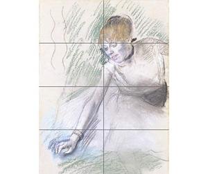 Artery8 Degas Dancer Drawing XL - Poster a pannello gigante (8 sezioni)