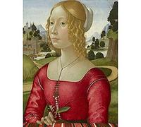 Artery8 Domenico Ghirlandaio Portrait Lady Painting Unframed Wall Art Print Poster Home Decor Premium Ritratto Pittura Parete Manifesto Casa