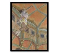 Artery8 Edgar Degas Acrobat Miss La La at Cirque Fernando Framed Wall Art Print Home Décor A4
