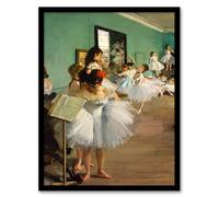 Artery8 Edgar Degas The Dance Class Ballet Studio Framed Wall Art Print Home Décor A4