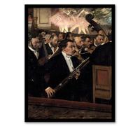 Artery8 Edgar Degas The Orchestra at the Opera Framed Wall Art Print Home Décor A3