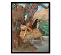 Artery8 Edgar Degas Young Ballet Dancers On Stage Framed Wall Art Print Home Décor A3