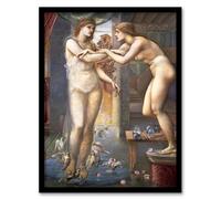 Artery8 Edward Burne Jones Aphrodite and Galatea Framed Wall Art Print Home Décor A4