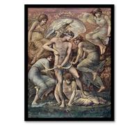 Artery8 Edward Burne Jones Cupid's Hunting Fields Framed Wall Art Print Home Décor A4