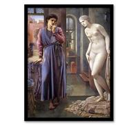 Artery8 Edward Burne Jones Pygmalion and Galatea Framed Wall Art Print Home Décor A4