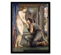 Artery8 Edward Burne Jones Pygmalion and Galatea Soul Attains Framed Wall Art Print Home Décor A4