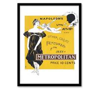 Artery8 Edward Penfield Napoleon Love Affairs Metropolitan Advert Framed Wall Art Print Home Décor A4