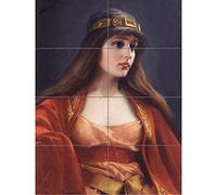 Artery8 Falero Bedouin Girl Painting XL Giant Panel Poster (8 Sections) Ragazza Pittura Manifesto