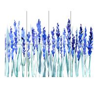 Artery8 Flowers Lavender Watercolour XL Giant Panel Poster (8 Sections) Fiori Acquerello Manifesto