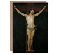 Artery8 Francisco Goya Art Card Jesus Christ Crucified Oil Painting