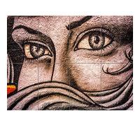 Artery8 Graffiti Eyes Dublin XL Giant Panel Poster (8 Sections) occhi Manifesto