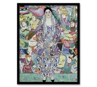 Artery8 Gustav Klimt Portrait of Friederike Maria Beer Framed Wall Art Print Home Décor A3