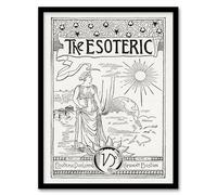 Artery8 Hiram Erastus Butler The Esoteric Journal Cover Framed Wall Art Print Home Décor A4