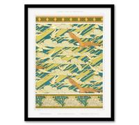 Artery8 Maurice Pillard Verneuil Eagles Doves and Sea Shell Patterns Framed Wall Art Print Home Décor A3