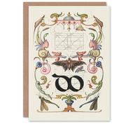 Artery8 Model Book of Calligraphy Art Card Ligature Guide with Butterfly