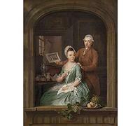 Artery8 Muys Portrait Robert Muys And His Wife Mary Unframed Wall Art Print Poster Home Decor Premium Ritratto Parete Manifesto Casa