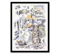 Artery8 Paul Nash Ghosts Design for Urne Buriall Book Framed Wall Art Print Home Décor A4