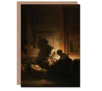 Artery8 Rembrandt van Rijn Art Card The Holy Family at Night