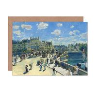 Artery8 Renoir Pont Neuf Paris Fine Art Greeting Card Plus Envelope Blank Inside Parigi