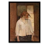 Artery8 Toulouse Lautrec At Montrouge Rosa La Rouge Framed Wall Art Print Home Décor A3
