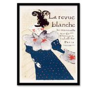 Artery8 Toulouse Lautrec La Revue Blanche Advert Framed Wall Art Print Home Décor A3