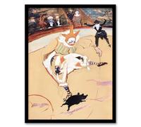 Artery8 Toulouse Lautrec Medrano Circus With a Piglet Framed Wall Art Print Home Décor A3