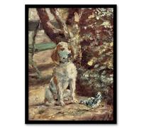 Artery8 Toulouse Lautrec The Artists Dog Fleche Framed Wall Art Print Home Décor A3