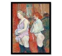 Artery8 Toulouse Lautrec The Medical Inspection Framed Wall Art Print Home Décor A4