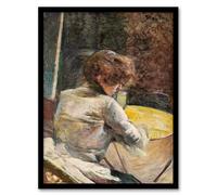Artery8 Toulouse Lautrec Waiting at the Studio Framed Wall Art Print Home Décor A3