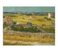 Artery8 Vincent Van Gogh De Oogst XL Giant Panel Poster (8 Sections) Manifesto
