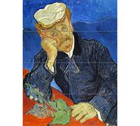 Artery8 Vincent Van Gogh Dr Paul Gachet XL Giant Panel Poster (8 Sections) Paolo Manifesto