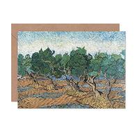 Artery8 Vincent Van Gogh Olive Grove Fine Art Greeting Card Plus Envelope Blank Inside
