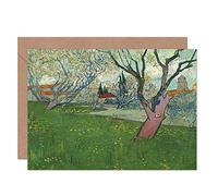 Artery8 Vincent Van Gogh Orchards Blossom View of Arles Fine Art Greeting Card Plus Envelope Blank Inside Fiorire Visualizza