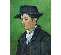 Artery8 Vincent Van Gogh Portrait Of Armand Roulin XL Giant Panel Poster (8 Sections) Ritratto Manifesto